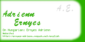 adrienn ernyes business card